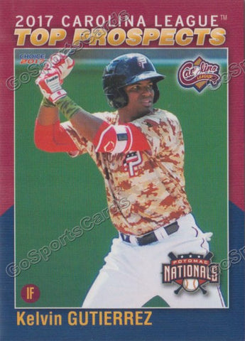 2017 Carolina League Top Prospect Kelvin Gutierrez