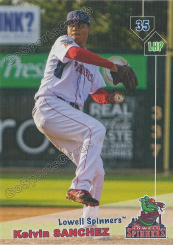 2019 Lowell Spinners Kelvin Sanchez