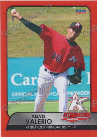 2015 Kannapolis Intimidators Kelvis Valerio