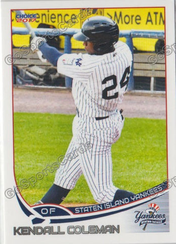 2017 Staten Island Yankees Kendall Coleman