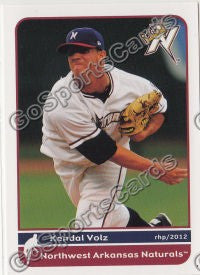 2012 Northwest Arkansas Naturals Kendal Volz