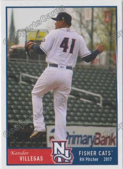 2017 New Hampshire Fisher Cats Kender Villegas
