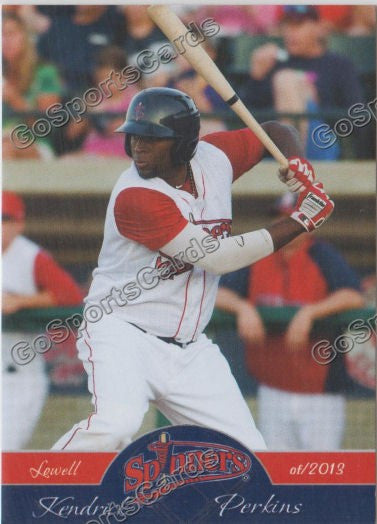 2013 Lowell Spinners Kendrick Perkins