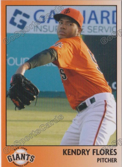 2014 San Jose Giants Kendry Flores