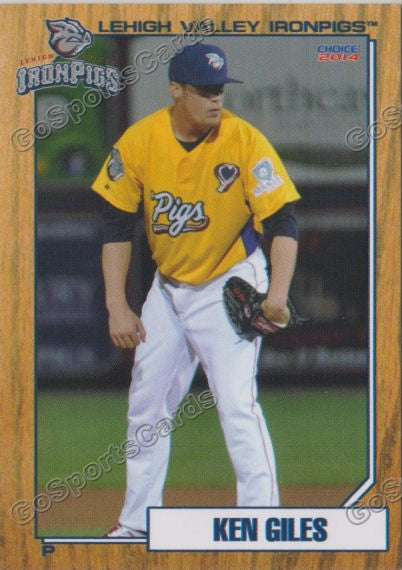 2014 Lehigh Valley IronPigs 2nd Ken Giles