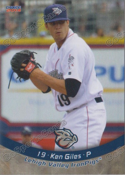 2014 Lehigh Valley IronPigs Ken Giles