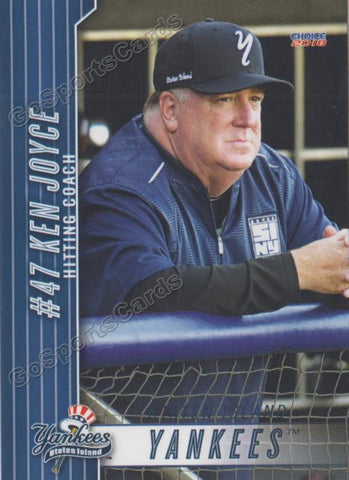2018 Staten Island Yankees Ken Joyce
