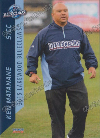 2015 Lakewood BlueClaws Ken Matanane