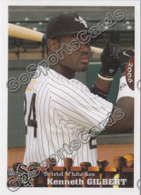 2008 Bristol White Sox Kenneth Kenny Gilbert