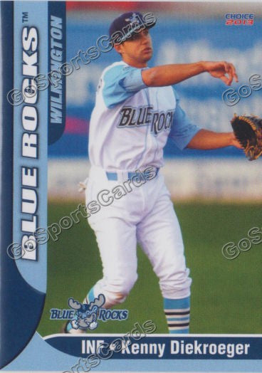 2013 Wilmington Blue Rocks Kenny Diekroeger