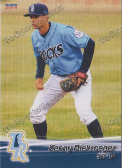2014 Wilmington Blue Rocks Kenny Diekroeger