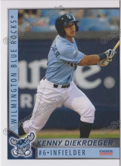 2015 Wilmington Blue Rocks Kenny Diekroeger