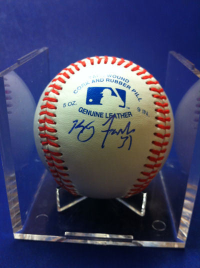 Kenny Faulk Signed Baseball Auto