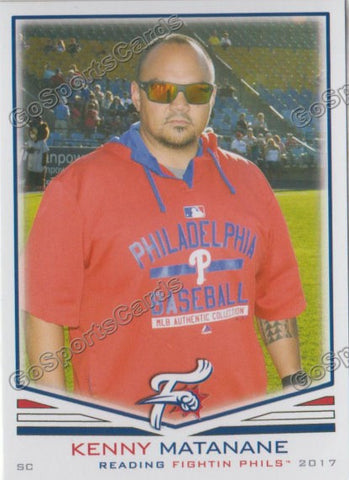 2017 Reading Fightin Phils Kenny Matanane
