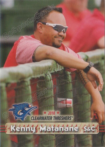 2018 Clearwater Threshers Kenny Matanane