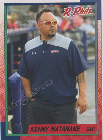 2019 Reading Fightin Phils Kenny Matanane