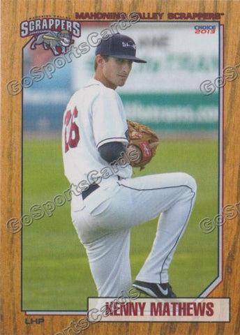 2013 Mahoning Valley Scrappers Kenny Mathews