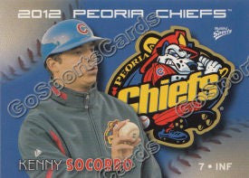 2012 Peoria Chiefs Kenny Socorro