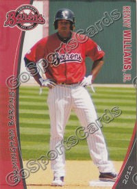 2012 Birmingham Barons Kenny Williams Jr