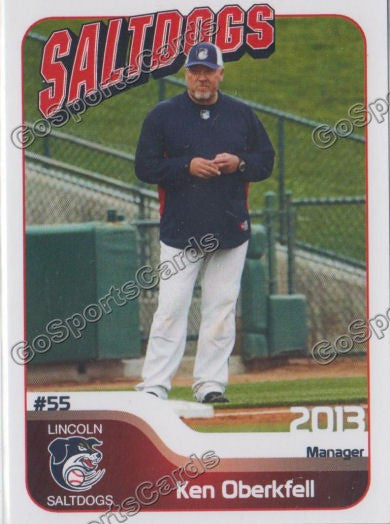 2013 Lincoln Saltdogs Ken Oberkfell