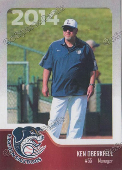 2014 Lincoln Saltdogs Ken Oberkfell