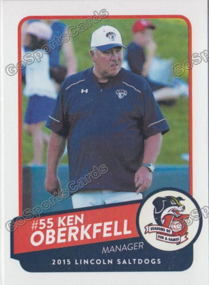 2015 Lincoln Saltdogs Ken Oberkfell