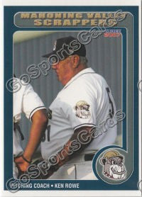2007 Mahoning Valley Scrappers Ken Rowe