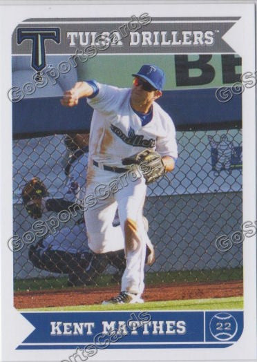 2013 Tulsa Drillers Kent Matthes