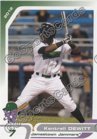 2012 Jamestown Jammers Kentrell DeWitt