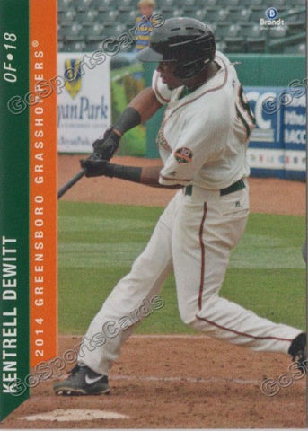 2014 Greensboro Grasshoppers Kentrell Dewitt