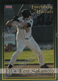 2008 Lynchburg Hillcats Kent Sakamoto