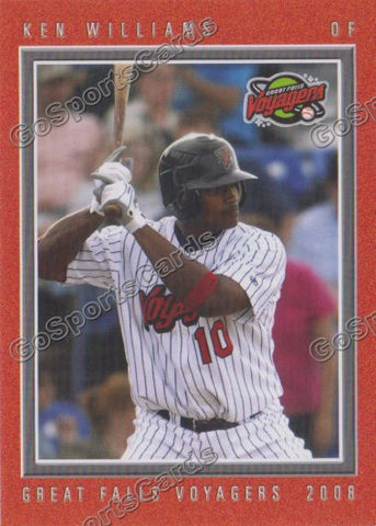 2008 Great Falls Voyagers Ken Williams