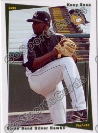 2010 South Bend Silver Hawks Keny Sosa