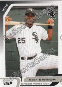2012 Bristol White Sox Keon Barnum