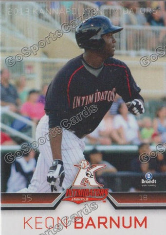2013 Kannapolis Intimidators Keon Barnum