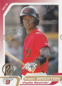 2012 Visalia Rawhide Keon Broxton