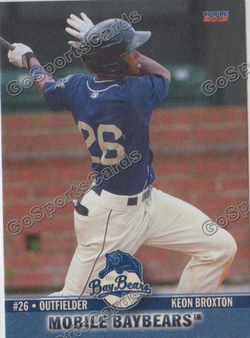 2013 Mobile BayBears Keon Broxton