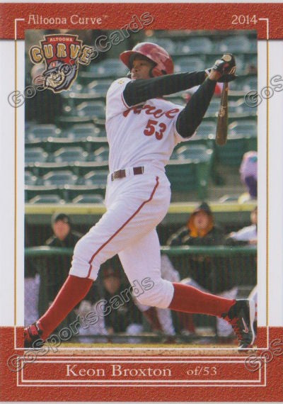2014 Altoona Curve Keon Broxton