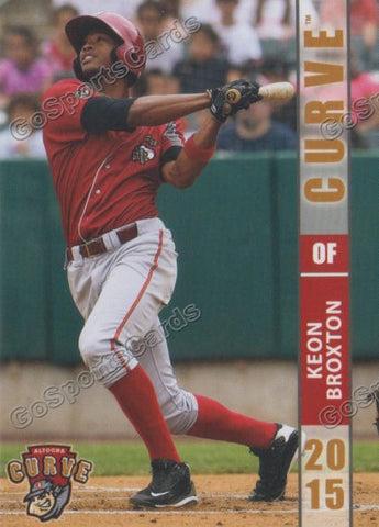 2015 Altoona Curve Keon Broxton