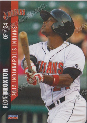 2015 Indianapolis Indians Keon Broxton