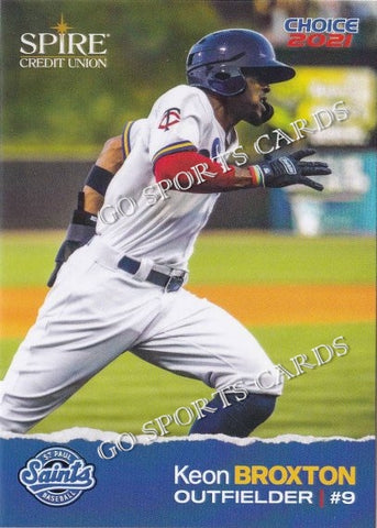 2021 St Paul Saints SGA Keon Broxton