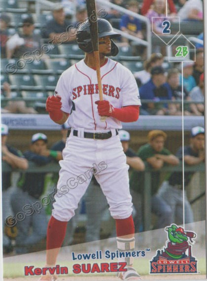 2019 Lowell Spinners Kervin Suarez