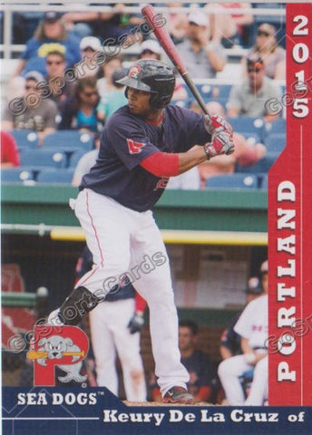 2015 Portland Sea Dogs Keury De La Cruz