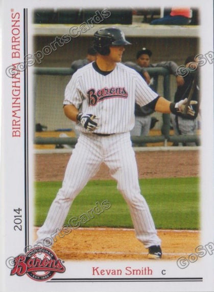 2014 Birmingham Barons Kevan Smith