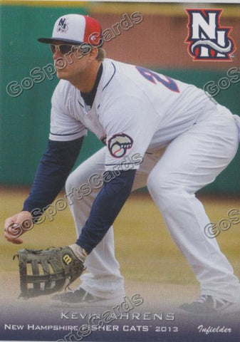 2013 New Hampshire Fisher Cats Kevin Ahrens