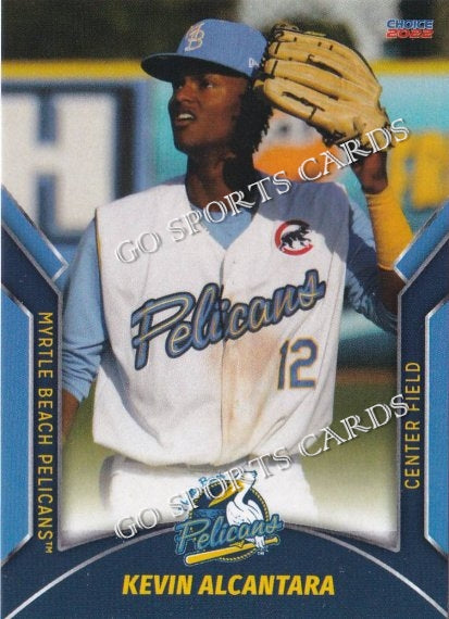 2022 Myrtle Beach Pelicans Kevin Alcantara