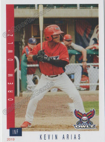2019 Orem Owlz Kevin Arias