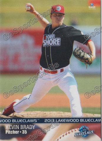 2013 Lakewood BlueClaws Kevin Brady