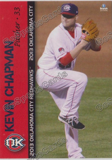 2013 Oklahoma City RedHawks Kevin Chapman