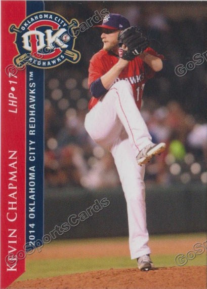 2014 Oklahoma City RedHawks Kevin Chapman